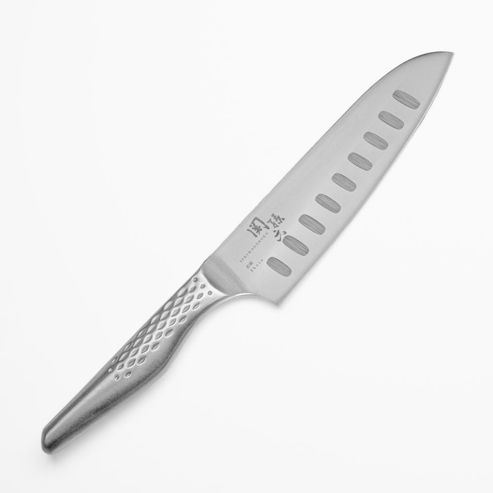 Seki Magoroku Shoso Santoku Knife – 6.5 in - Granton Edge