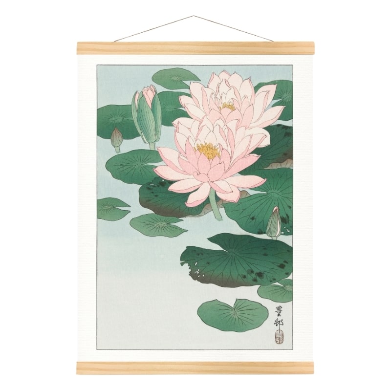 Water Lily Print Poster