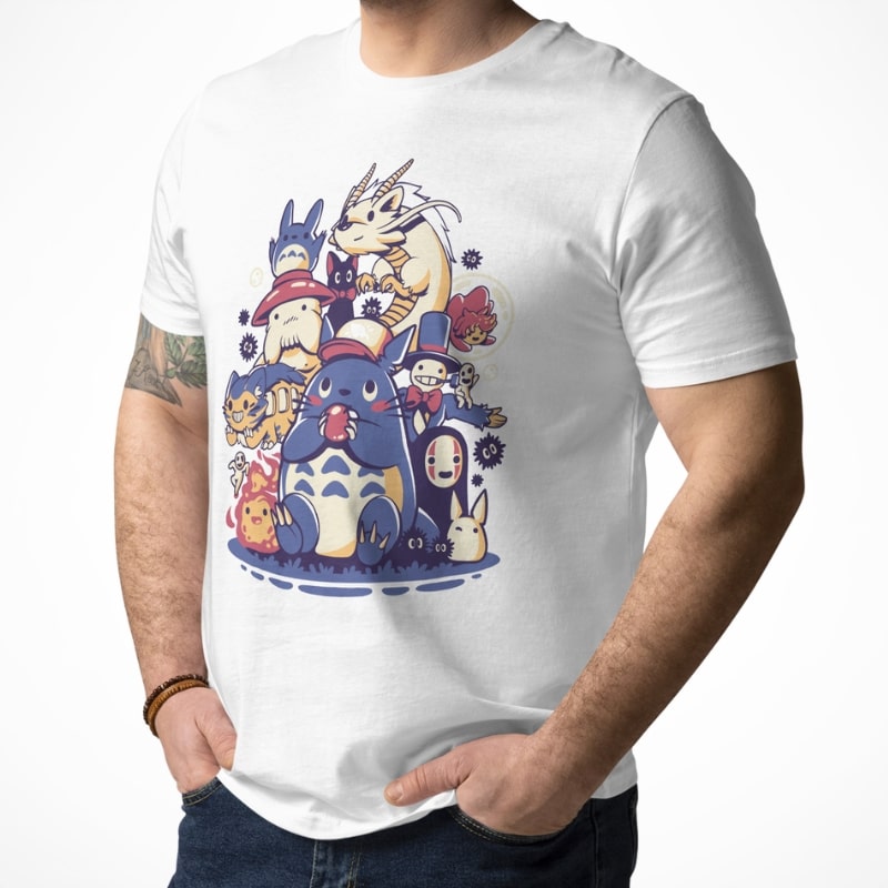 Japanese T-Shirt - Fantastic Creatures