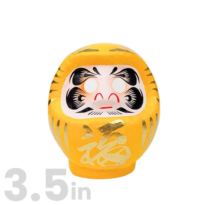 Japanese Daruma - Yellow