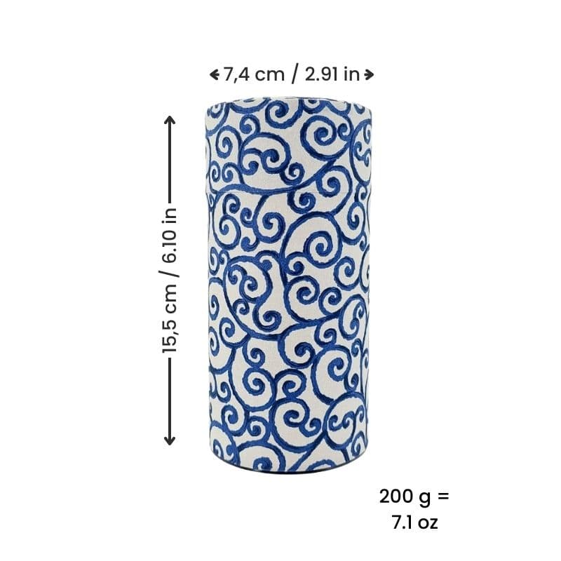 Japanese Tea Box Karakusa