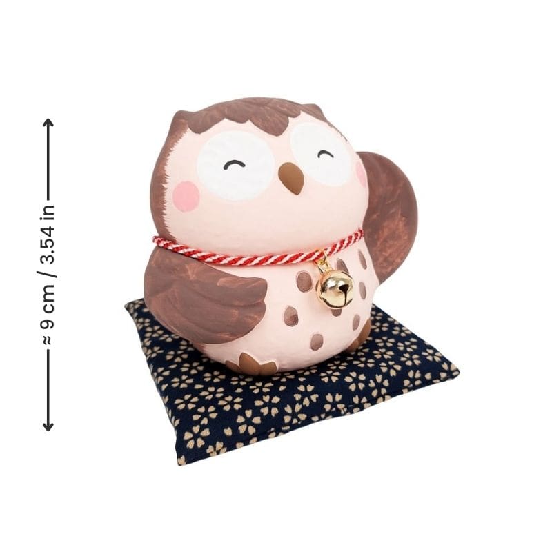 Japanese Owl Figurine - Positive Vibes