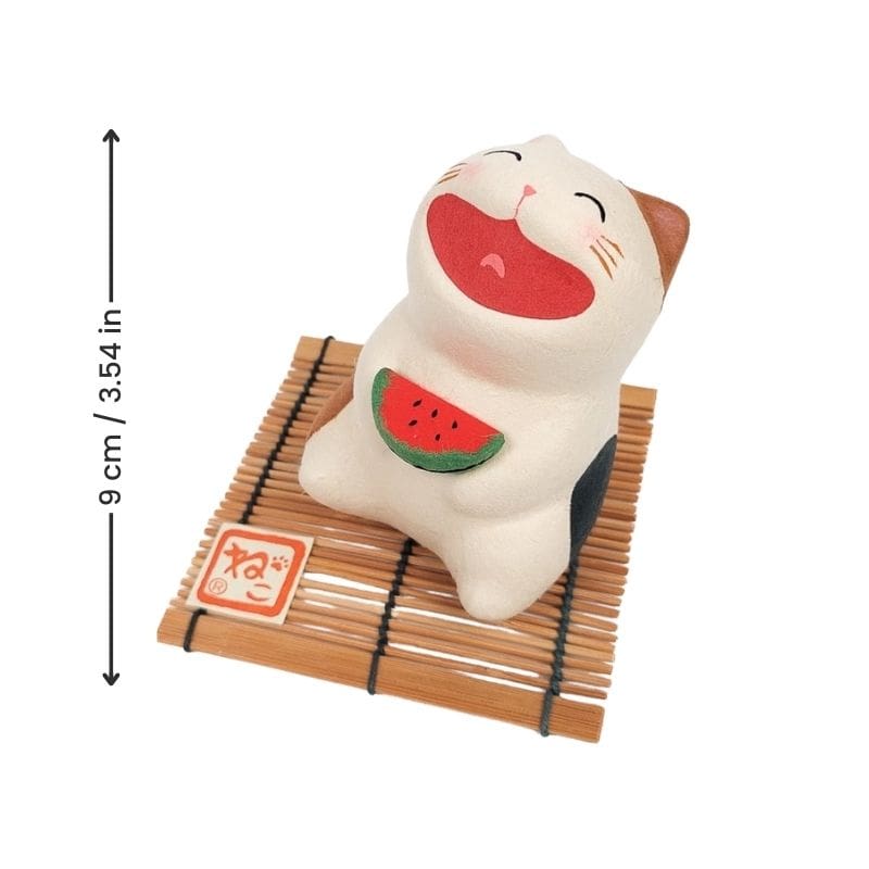 Smiling Cat Figurine