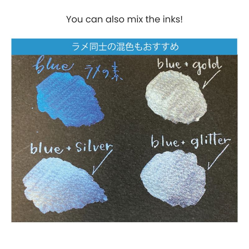 Kuretake Drop of Shimmer Glitter Ink