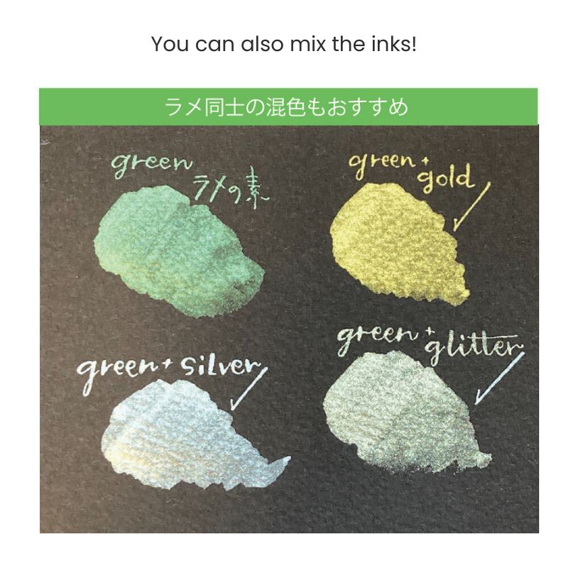 Kuretake Drop of Shimmer Glitter Ink