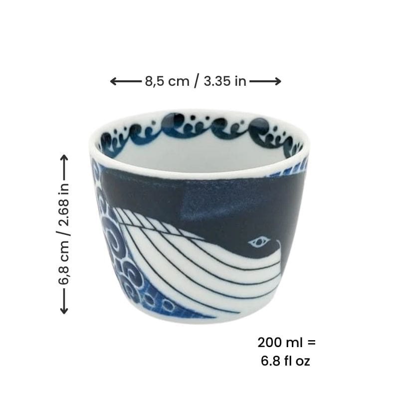 Japanese Soba Cup - Whale