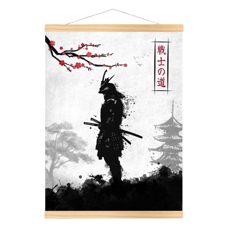 Japanese Samurai Warrior Poster - A3