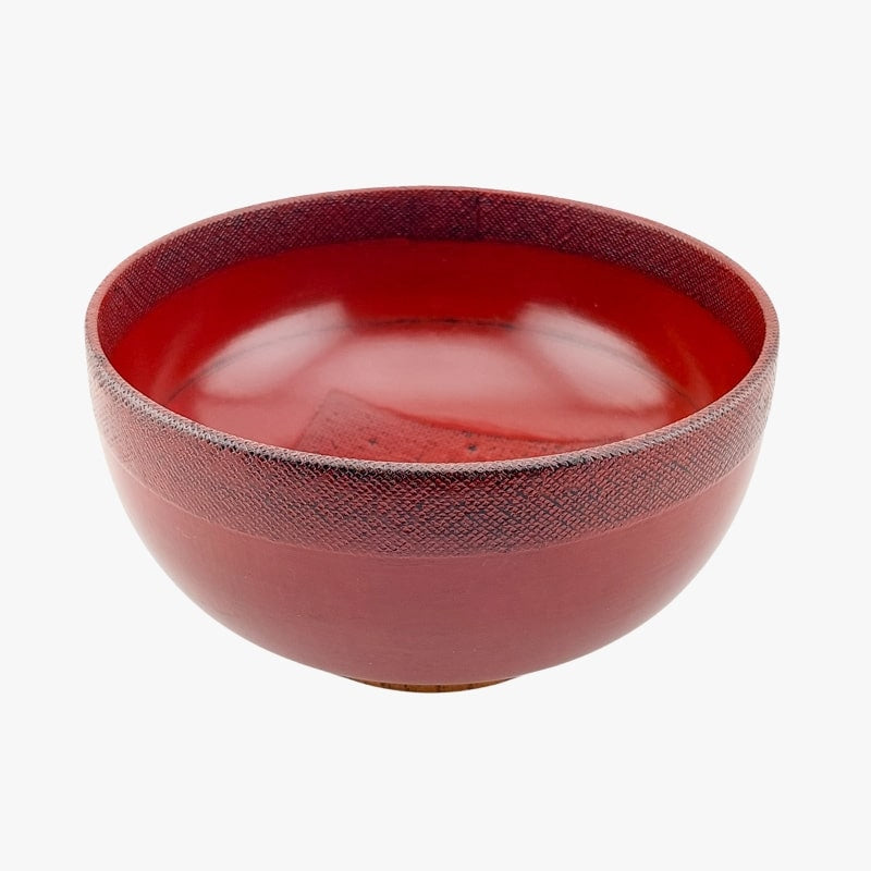 Akai Japanese Lacquered Wood Bowl
