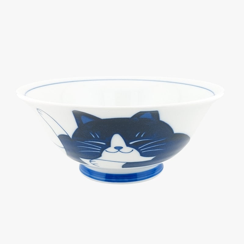 Blue Cat Japanese Bowl