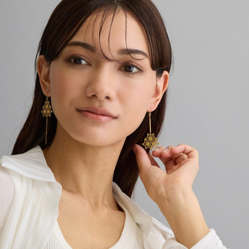 Asanoha Earrings