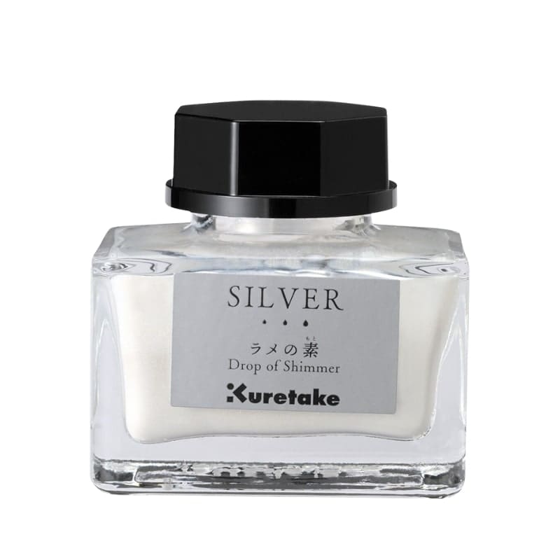 Drop of Shimmer ink by Kuretake - Silver