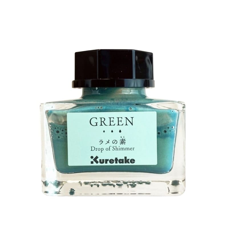 Drop of Shimmer ink by Kuretake - Green