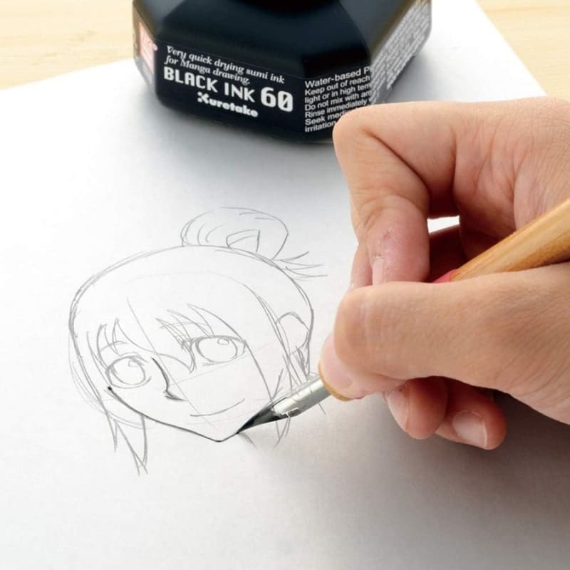 Kuretake ZIG Black Ink 60ml