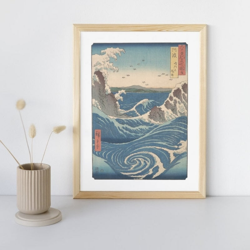 Naruto Swirl Japanese Print - A3