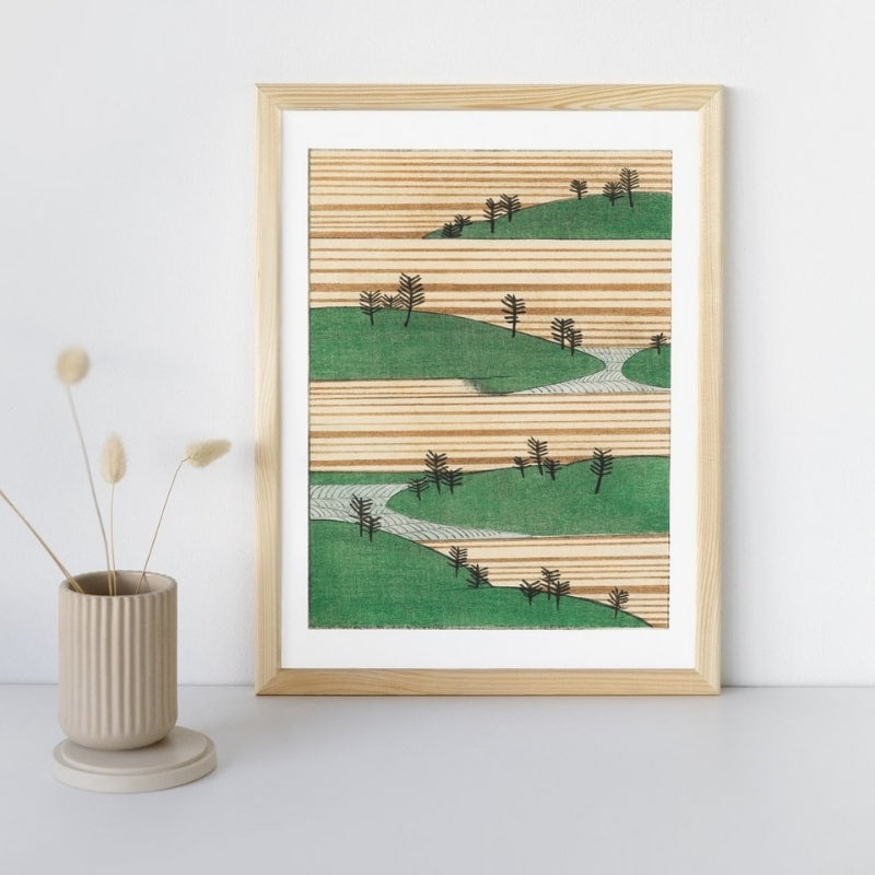 Watanabe Seitei Japanese Print - Landscape - A3