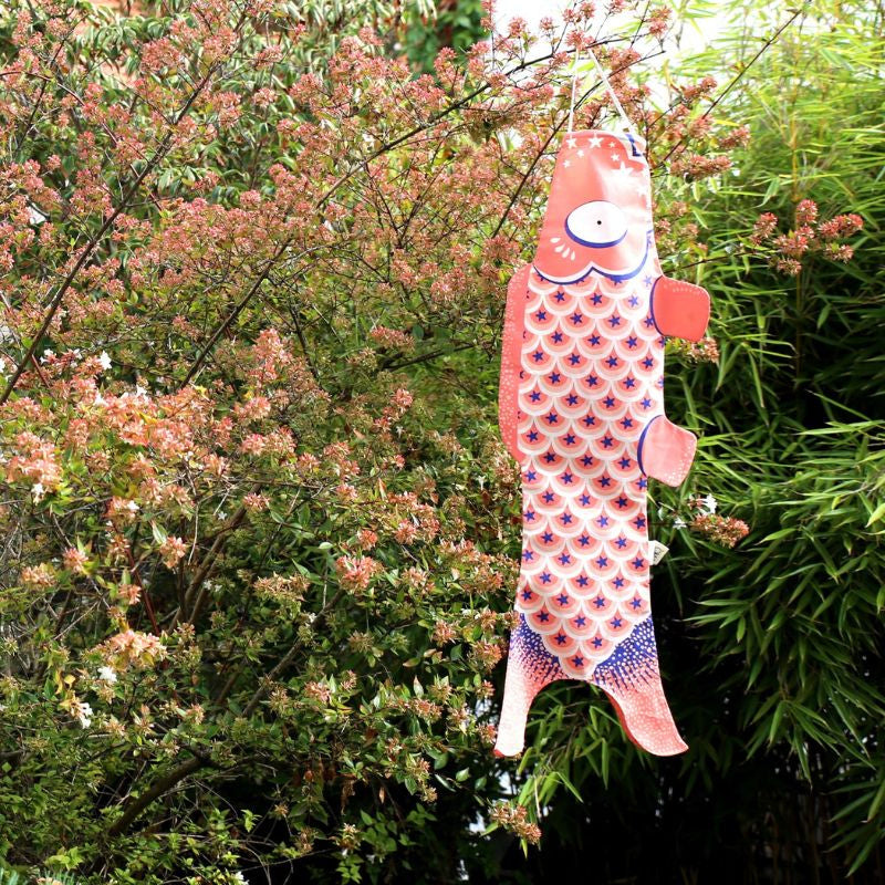 Koinobori Traditional Pink (S)