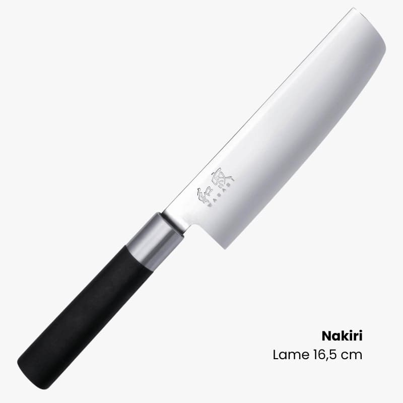 Mallette 5 Couteaux Japonais KAI Wasabi Black