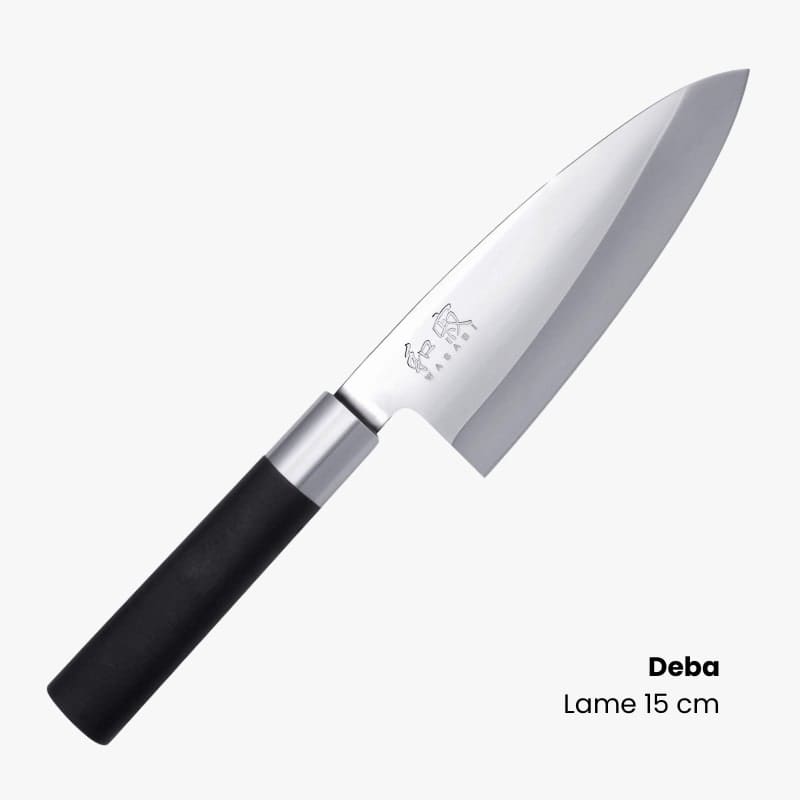 Mallette 5 Couteaux Japonais KAI Wasabi Black