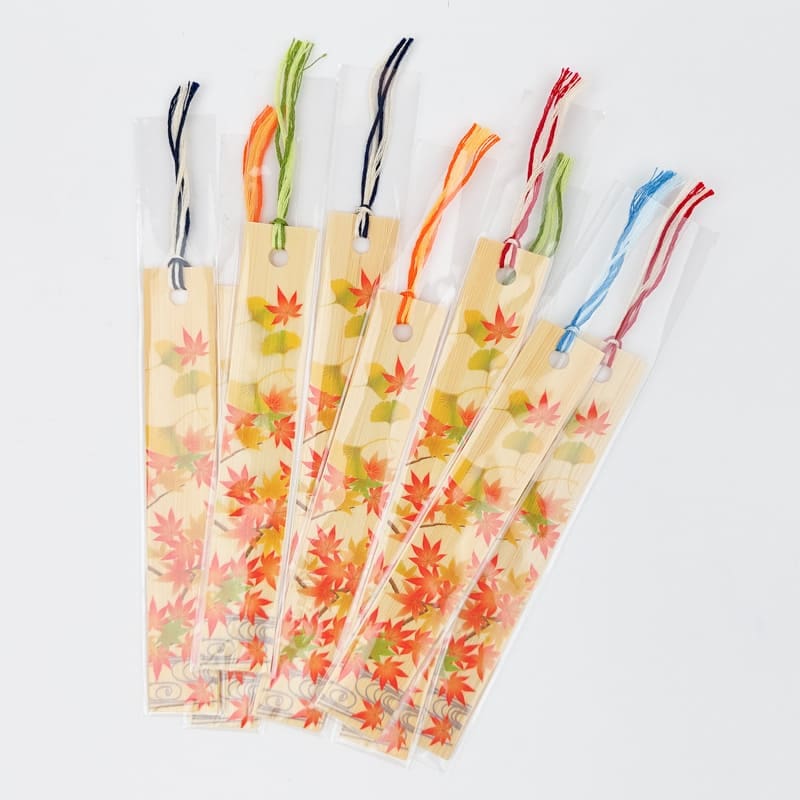 Japanese Bookmark Autumn Leaves