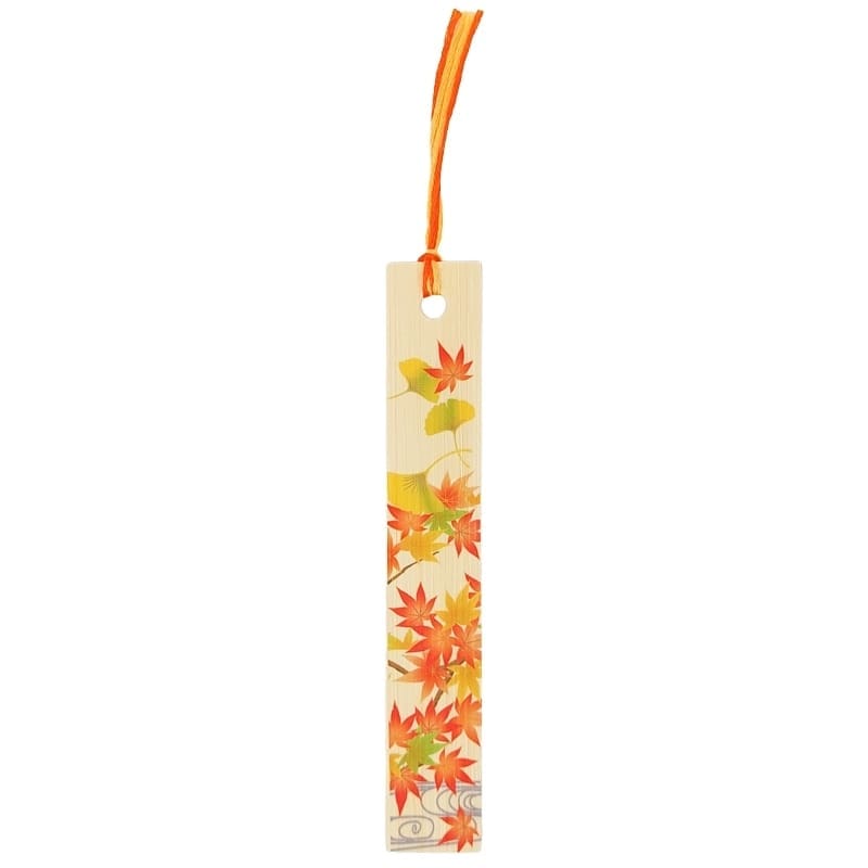 Japanese Bookmark Autumn Leaves
