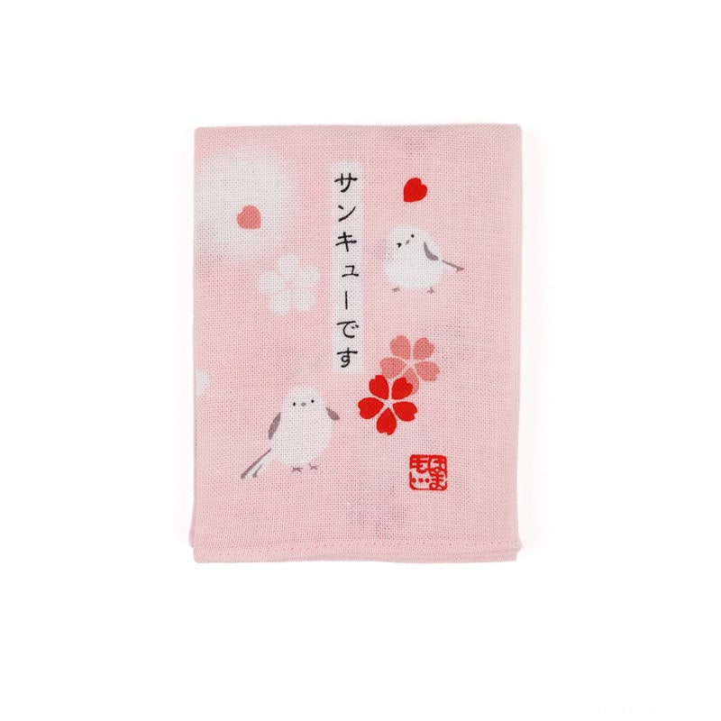 Handkerchief Japanese Fabric Birds