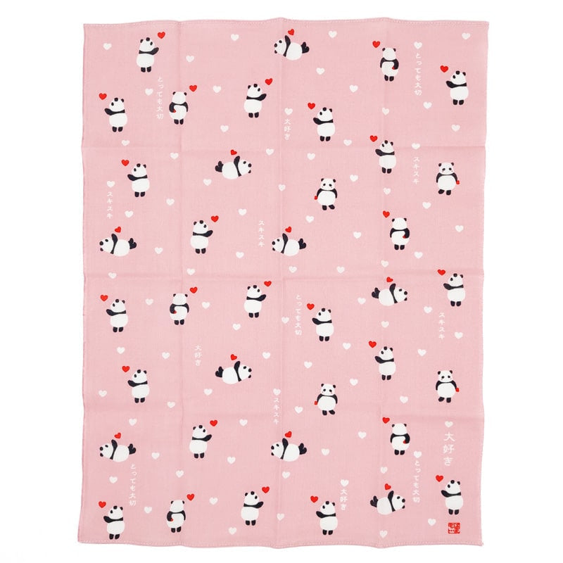 Japanese Panda Handkerchief