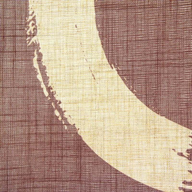Noren Japanese Enso Brown - 85 x 150 cm