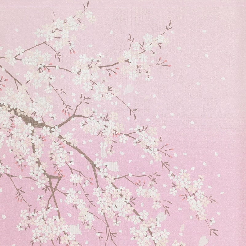 Japanese Noren Sakura Usagi - 85 x 150 cm