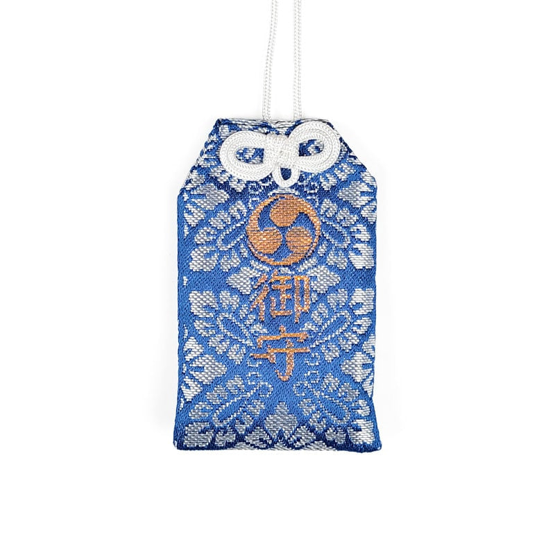 Omamori Japanese Tomoe Blue