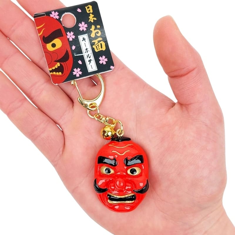 Tengu Mask Keyring