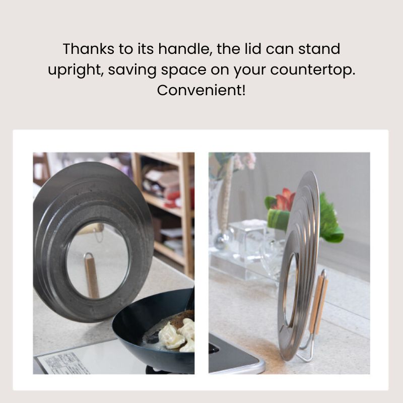 Flat Japanese Lid – 7.9–10.2 in