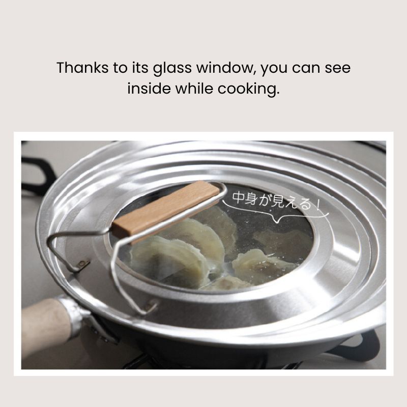 Flat Japanese Lid – 7.9–10.2 in