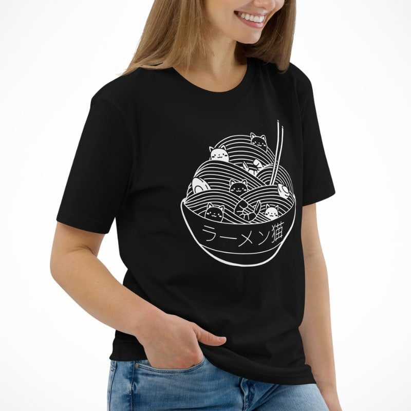 Bowl of Kittens Japanese T-shirt