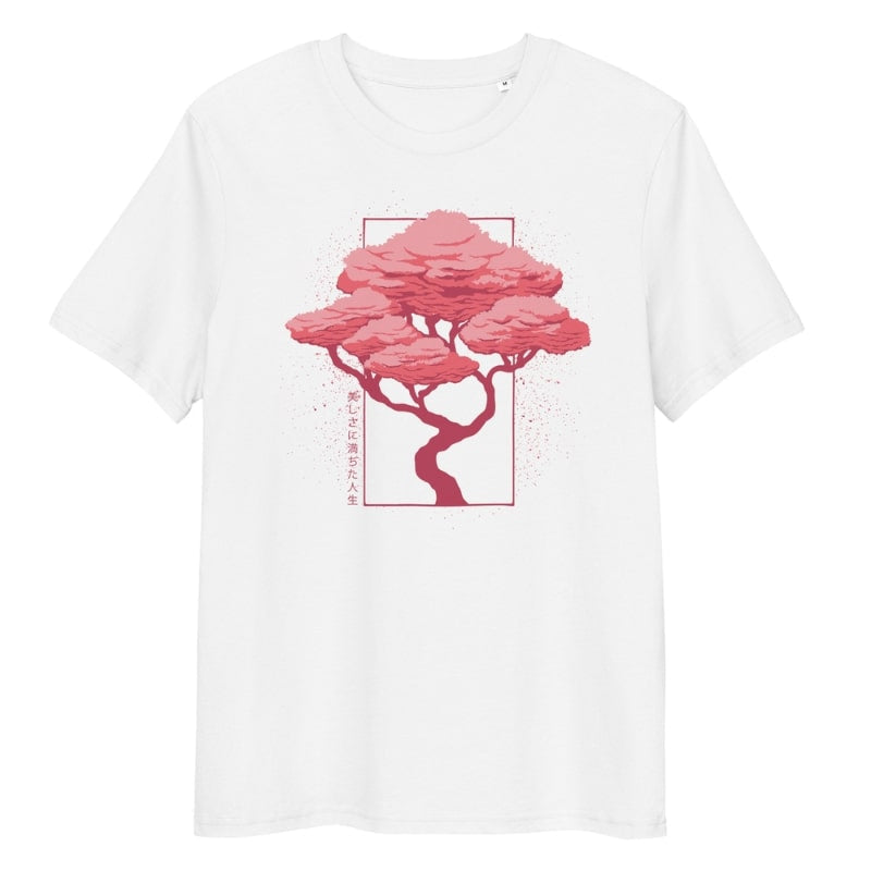 Japanese Hanami T-shirt - S / White