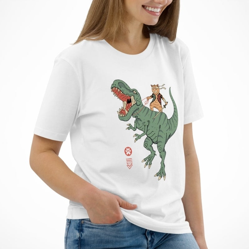 Japanese T-shirt Neko T-Rex