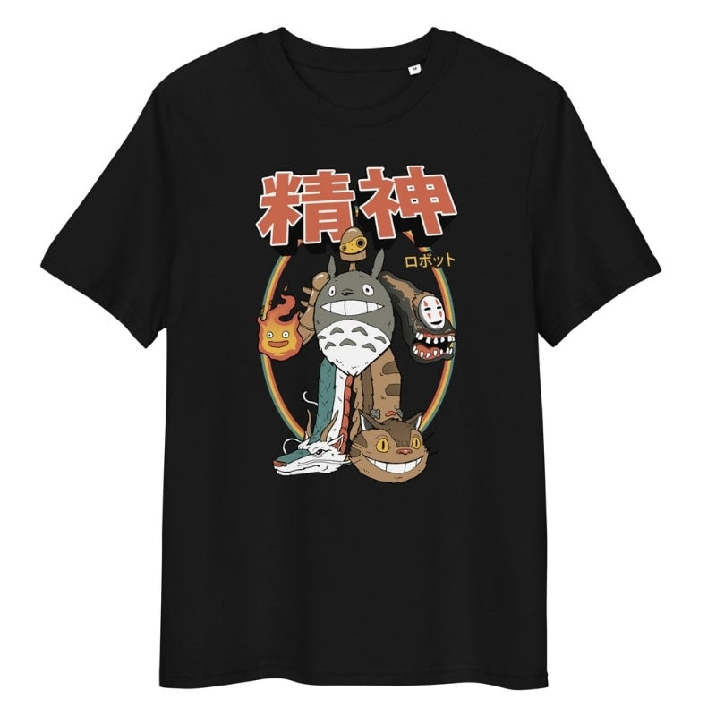 Japanese Seishin T-shirt - S / Black