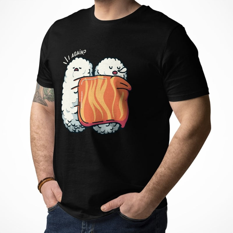 Sleeping Sushi Japanese T-shirt