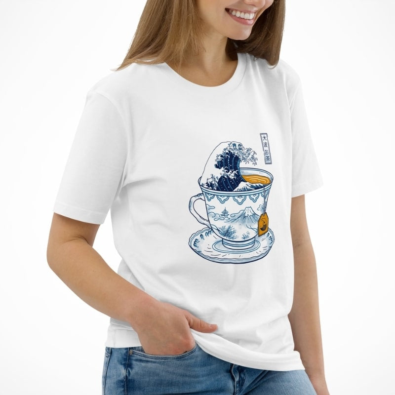 The Great Tea of Kanagawa Japanese T-shirt