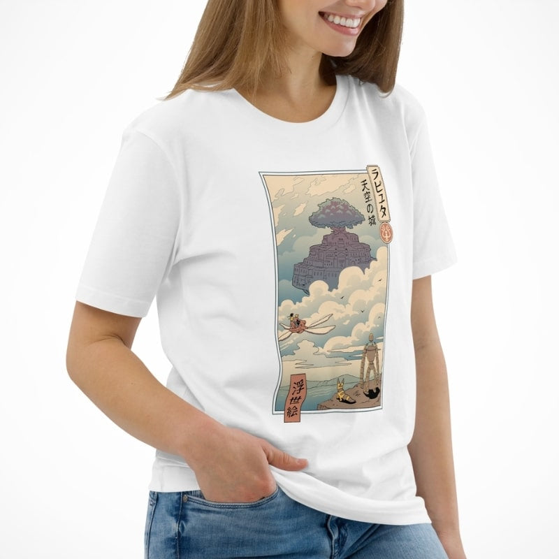 Japanese Ukiyo-e Laputa T-shirt