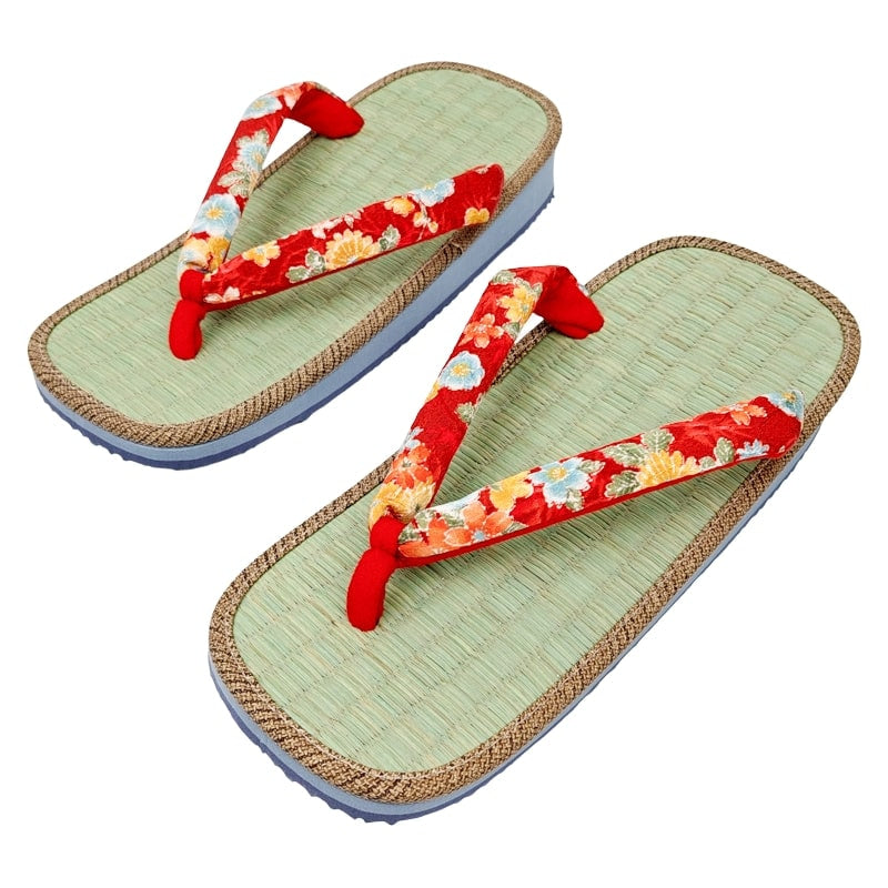 Akai Hanao Women's Japanese Zori