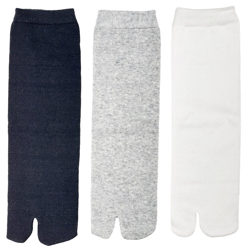 3 Pairs of Japanese Tabi Socks 3 Pairs - One size (37-44)