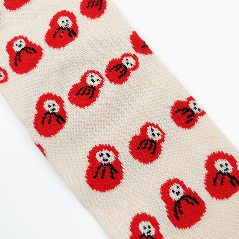 Japanese Daruma Socks