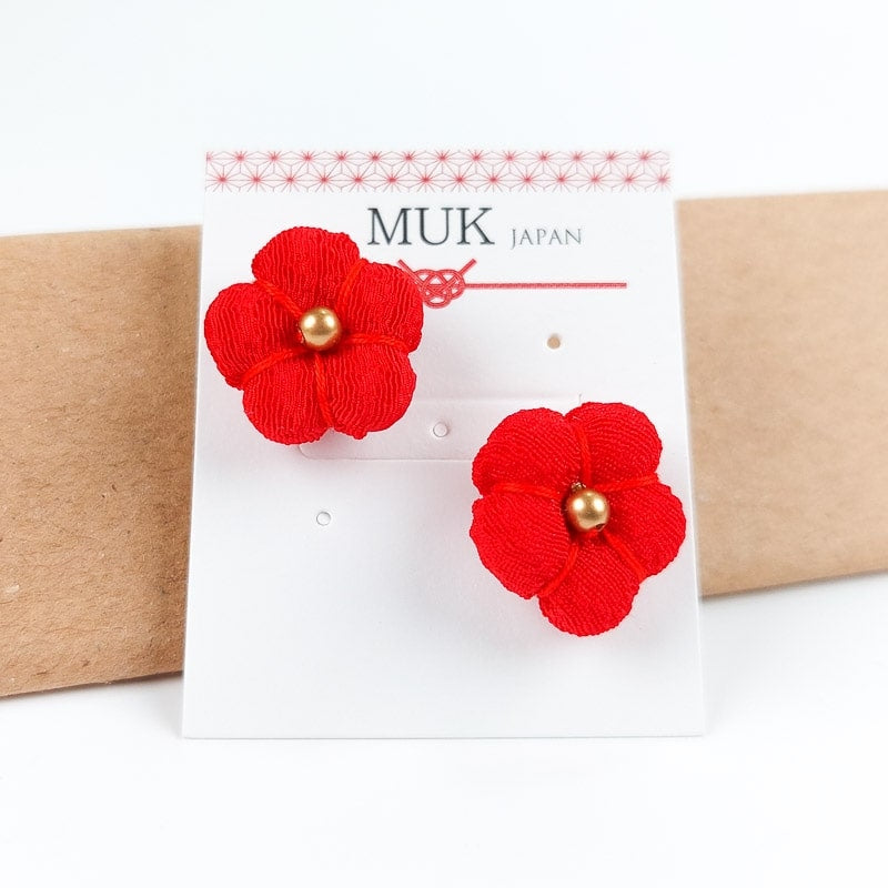Japanese Flower Earrings