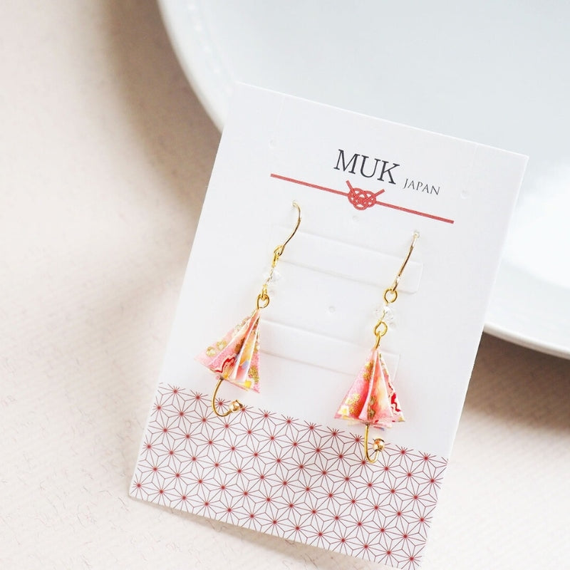 Umbrella Earrings - Pink