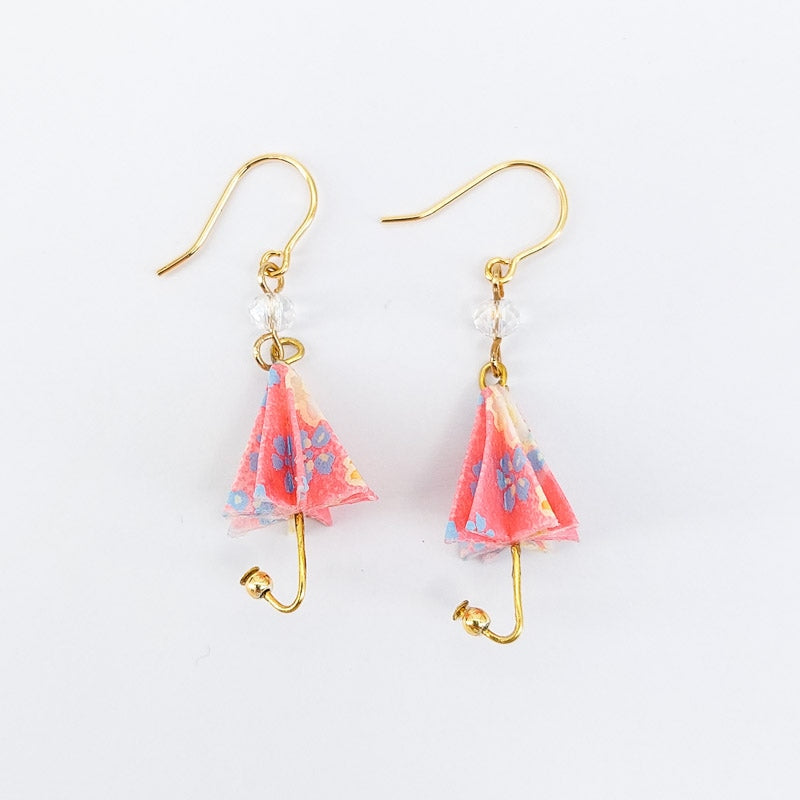 Umbrella Earrings - Pink