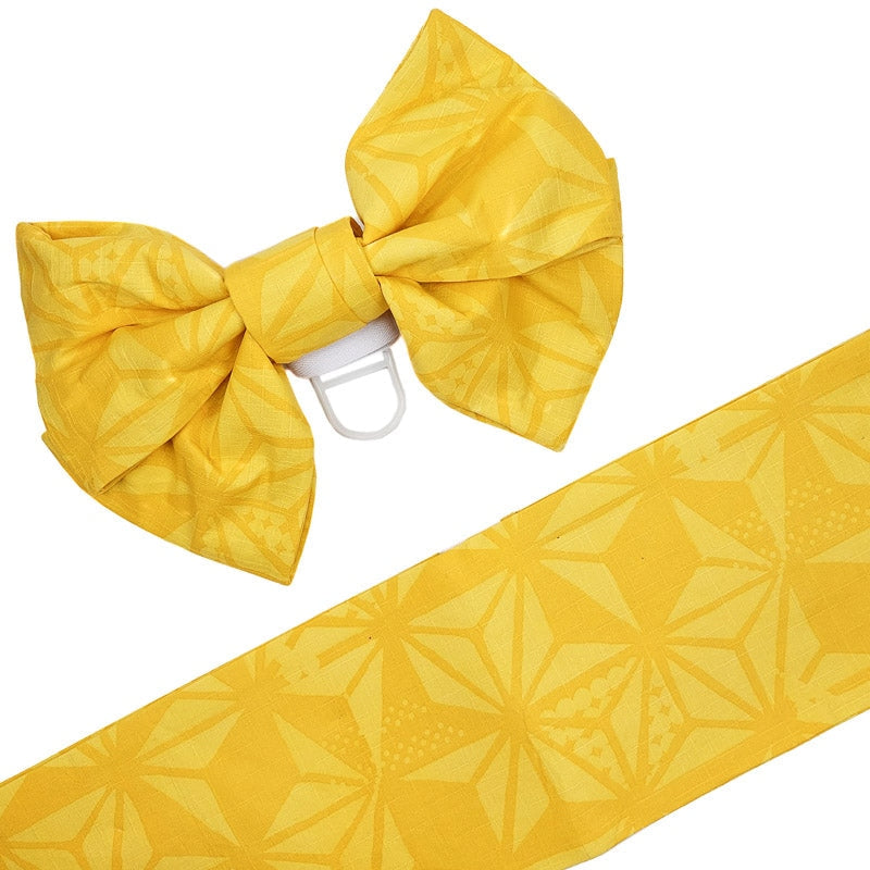 Yellow Obi Belt - Traditional