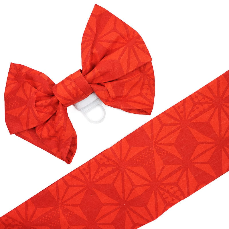 Red Obi Belt - Traditional