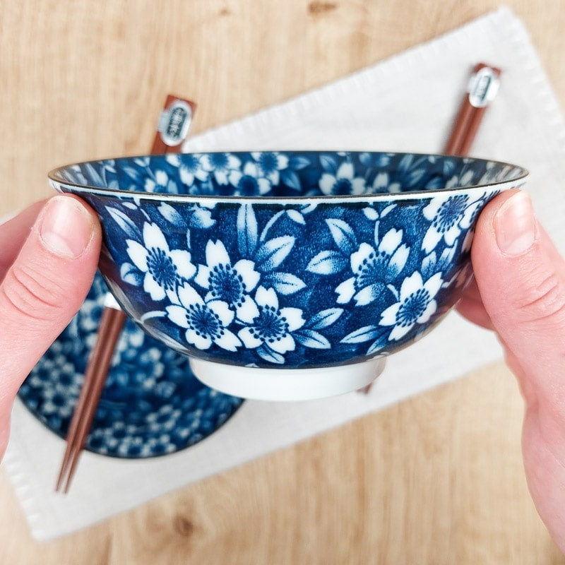 Set of 2 Japanese Rice Bowls