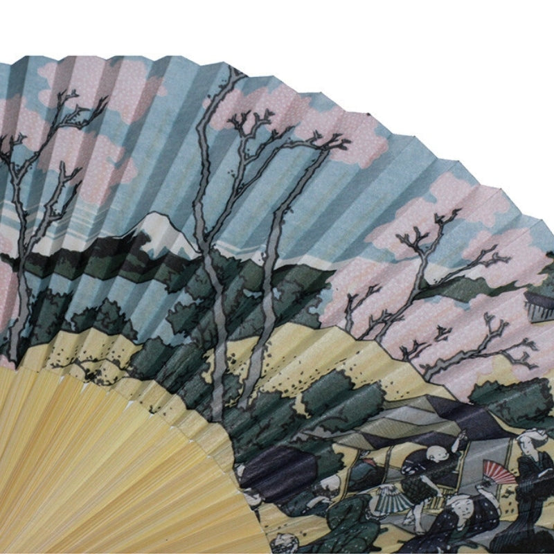 Japanese Ukiyo-e fan