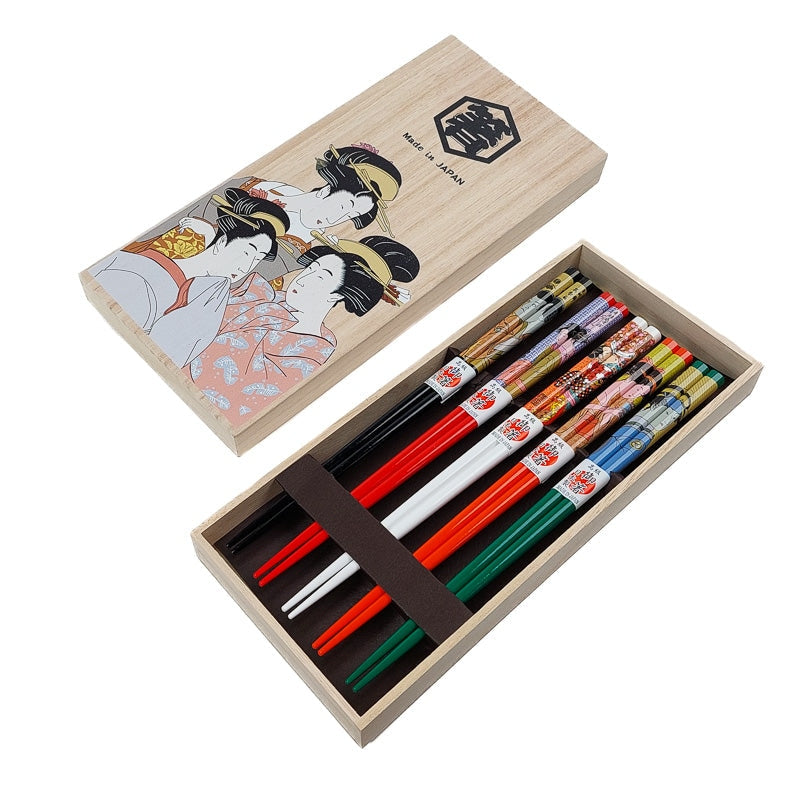 Japanese Chopsticks Set Ukiyo-e